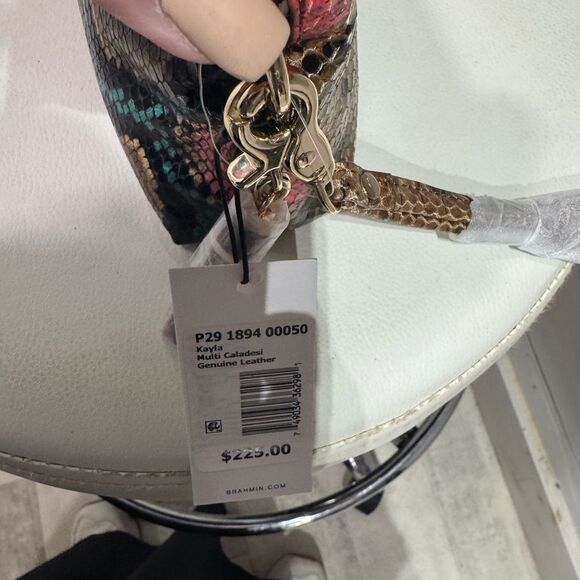 Brahmin Brown and Pink Patterned Clutch - Picture 2 of 3